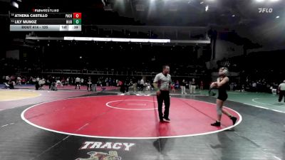 125 lbs Cons. Round 3 - Lily Munoz, Hiram Johnson vs Athena Castillo, Pacheco