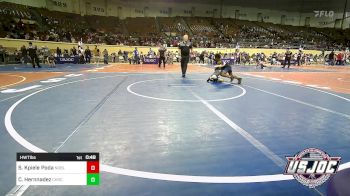 Quarterfinal - Sage Kpiele Poda, Noble Takedown Club vs Carter Hernnadez, Choctaw Ironman Youth Wrestling