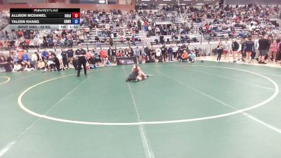 49 kg Champ. Rd Of 64 - Allison McDaniel, Colorado vs Yaleen Khang, Combat Athletics Wrestling Club