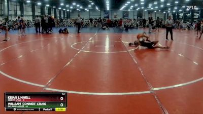 72 lbs Rd# 4- 2:00pm Friday Final Pool - Keian Linnell, SELECT, Utah vs William `Conner` Craig, Oklahoma Elite