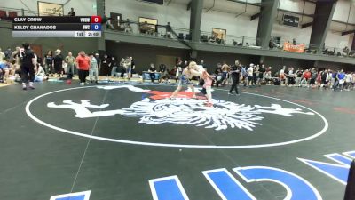 165 lbs Cons. Rd Of 16 - Clay Crow, Victory Wrestling - Central WA vs Keldy Granados, Braves Wrestling Club