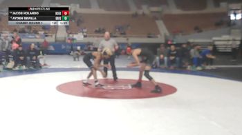108-D1 Champ. Round 1 - Jacob Rolando, Boulder Creek High School vs Ayden Sevilla, Gila Ridge High School