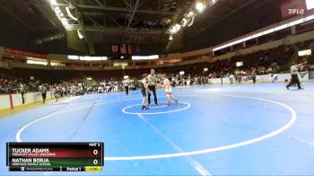 98 lbs Cons. Round 3 - Tucker Adams, Prescott Valley Bighorns vs Nathan Borja, Heritage Middle School