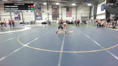 126 lbs Consi Of 16 #2 - Ayden Sumners, NC vs Pierce Reinhart, PA
