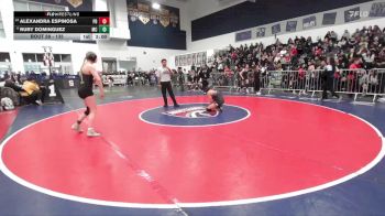 135 lbs Champ. Round 1 - Ruby Dominguez, Mira Costa vs Alexandra Espinosa, Palm Desert