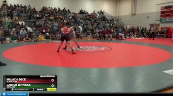 215 lbs Quarterfinal - Malachi Deck, North Fork vs Carter Jennings, Highland