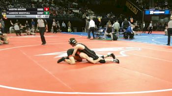 120 Class 3 lbs Semifinal - Austin Brown, Hannibal vs Landon Westfall, Kearney