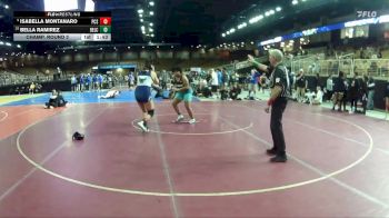 170 lbs Champ. Round 2 - Isabella Montanaro, Parrish High School vs Bella Ramirez, Bell Creek