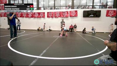 100 lbs Rr Rnd 5 - Dakota Houck, NGC vs Frankie Chapman, Bridge Creek Youth Wrestling