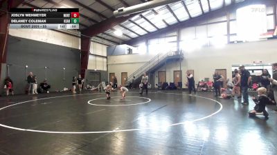 55 lbs Rr Rnd 1 - Joslyn Wehmeyer, North Wales vs Delaney Coleman, Kearny
