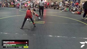 70 lbs Champ. Round 1 - Bransen Glynn, St Johns vs Dreyden Simpson, RAISE THE LEVEL WC