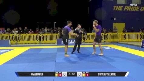 Steven J Valentine vs Omar Taher 2025 Pan IBJJF Jiu-Jitsu No-Gi Championship