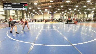 220 lbs Consi Of 16 #2 - Zack Knott, NC vs Ben Thomas, ME