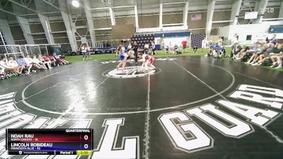 126 lbs Quarters & 1st Wb (16 Team) - Noah Rau, North Dakota vs Lincoln Robideau, Minnesota Blue