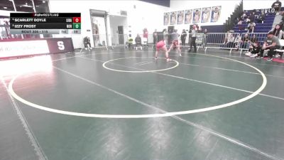 115 lbs Cons. Round 3 - Izzy Frost, Northview vs Scarlett Doyle, Liberty (Bakersfield)