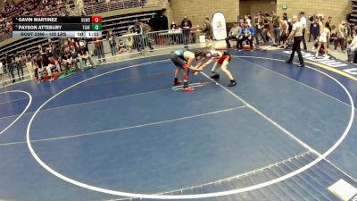 102 lbs Quarters - Payson Attebury, Team Grand Valley Elite vs Gavin Martinez, Bear Lake Wrestling Club