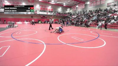 150 lbs Cons. Round 4 - Isaac Waunch, Deer Park vs Charlie Smith, Kiona Benton