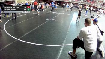 90 lbs 5th Place Match - Ezekiel Bonar, MWC Wrestling Academy vs Cameron Wackler, Valentine Wrestling Club