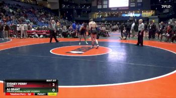 145 lbs Semifinal - Sydney Perry, Batavia vs AJ Grant, Chicago (Phoenix Military Academy)