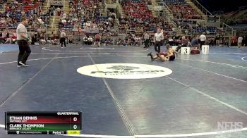 145 lbs Quarterfinal - Clark Thompson, Bismarck Legacy vs Ethan Dennis, Watford City