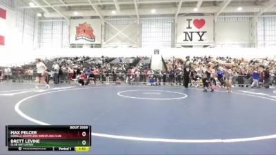 93 lbs Semifinal - Max Pelcer, Gorilla Grapplers Wrestling Club vs Brett Levine, Club Not Listed