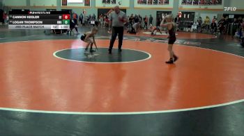 63 lbs 3rd Place Match - Logan Thompson, Hawkeye Wrestling Academy vs Cannon Kegler, DC Elite