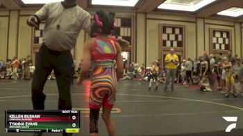 47 lbs Quarterfinal - Kellen Bushaw, Carolina Reapers vs Tyanna Evans, Orchard South