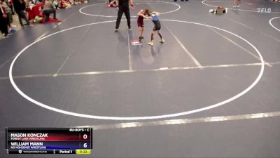 Round 2 - Mason Konczak, Forest Lake Wrestling vs William Mann, No Nonsense Wrestling