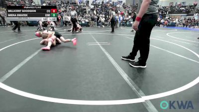 91 lbs Rr Rnd 1 - Millicent Goodgion, Chandler Takedown Club vs Mieka Swatek, D3 Wrestling Cluib