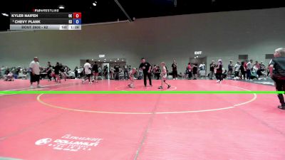 59 lbs Champ. Round 1 - Nicholas Evans, OK vs Luke Brown, MO