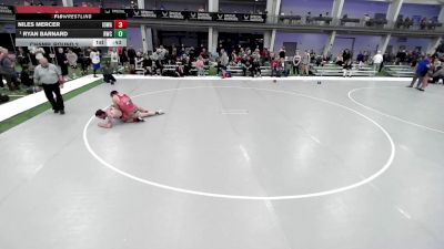 Masters B - 78 lbs Champ. Round 2 - Ryan Barnard, Ridge Wrestling Club vs Niles Mercer, Iowa