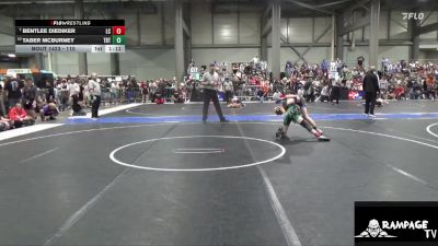 110 lbs Champ. Round 1 - Bentlee Diediker, Linn County vs Taber McBurney, Topeka Blue Thunder