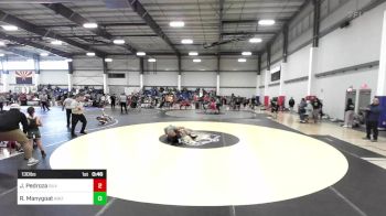 130 lbs Consi Of 16 #1 - Joaquin Pedroza, Silverback WC vs Riley Manygoat, Arizona Cross Training WC