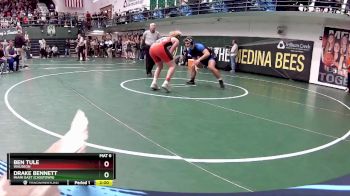 215 lbs Champ. Round 1 - Ben Tule, Wauseon vs Drake Bennett, Miami East (Casstown)