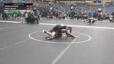133 lbs Cons. Round 5 - Tanner Loughrie, Pratt Community College vs Chris Lawson, Carl Albert State