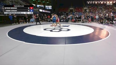 215 lbs 3rd Place Match - Myron Mendez, FL vs Aiden Cooley, TX