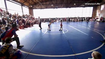 51-54 lbs Semifinal - Kyla Alexander, Hurricane Wrestling Academy vs Josie Lindsey, Team Tulsa Wrestling Club