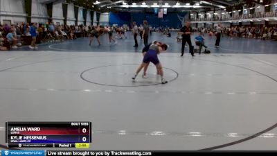 117 lbs Cons. Round 1 - Amelia Ward, Loras vs Kylie Hessenius, Iowa Lakes CC