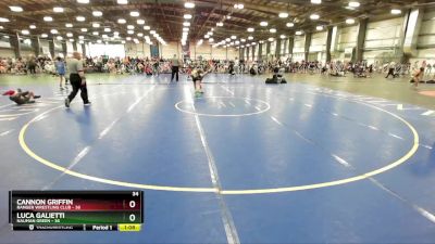 100 lbs Rd# 9- 2:15pm Saturday Final Pool - Luca Galietti, Nauman Green vs Cannon Griffin, Ranger Wrestling Club