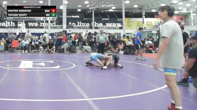 108 lbs Quarterfinal - Hunter Webster, Blue Knights Alpha vs Tucker Shutt, Kraken Grizzly - HSC