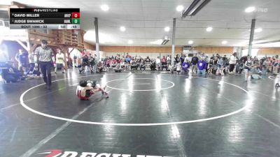 52 lbs 3rd Place - David Miller, Arkport vs Judge Swanick, Hawley