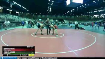 138 lbs Champ. Round 2 - Misha Arbos, South Dade vs Devin Stone, Thompson HS