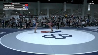 70 lbs Cons. Round 5 - Jagger French, Central Coast Regional Training Center vs Logan Milsaps, Boneyard Wrestling Academy