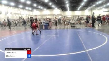 130 lbs Semifinal - Colton Mackie, Salem Elite Mat Club vs Dutch Banks, Legacy Wrestling Center
