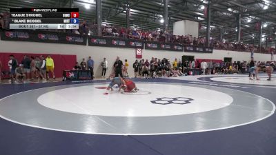 57 kg Champ. Rd Of 64 - Teague Strobel, Blue & Gold Wrestling Club vs Blake Beissel, Minnesota - RTC