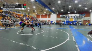 285 lbs Champ. Round 2 - Maxximilian Wojtas, Corona Del Mar vs Nathan Martinez, Nogales