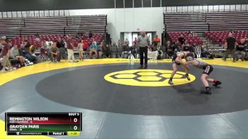 75 lbs Semis & 1st Wrestleback (8 Team) - Grayden Paris, POWA vs Remington Wilson, Fort Hammers