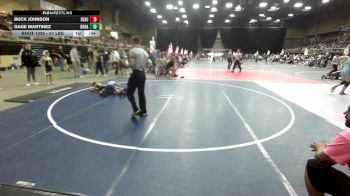 57 lbs Consi Of 8 #2 - Buck Johnson, Resurrection Christian vs Gage Martinez, Duran Elite