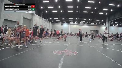 68 lbs Round 7 (8 Team) - Kaiden Galindez, Backyard Brawlers Gold vs Liam Kingfisher, GA United Red