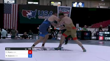 100 kg Semis - Christopher Myers, Carroll Wrestling Club vs Marko Bojkovic, Chicago Wrestling Club